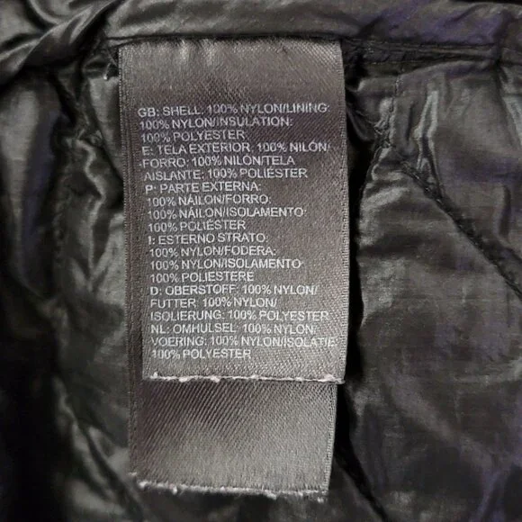 The North Face Womens Thermoball Jacket S Black Quilted Lightweight Insulated - Picture 8 of 10